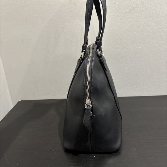 Vintage Coach Peyton Cora Domed Satchel Black F25671 **NO STRAP - Picture 4 of 13